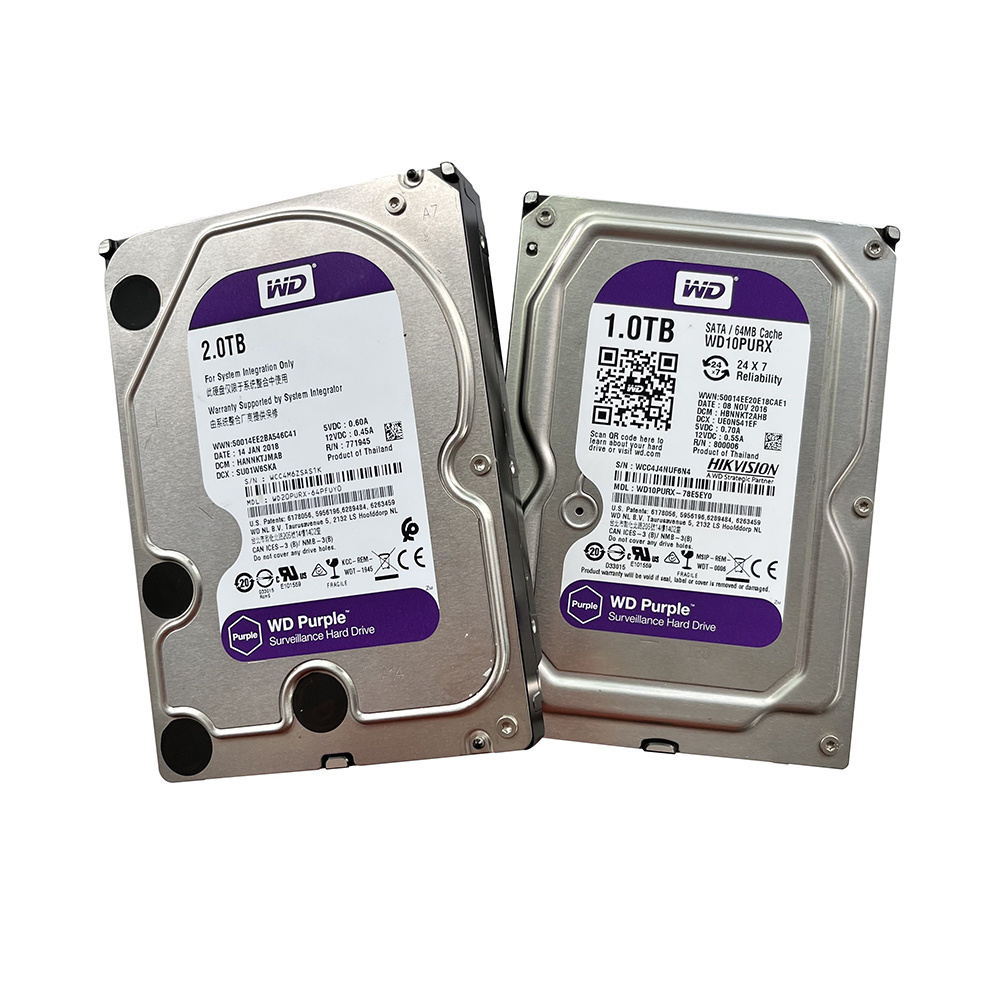 Bulk Sale  Purple Hard Drive 3.5 inch 1/2/4/6/8/10 TB Surveillance Hard Disk DVR NVR CCTV Camera HDD