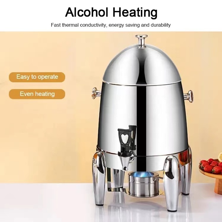 Wedding party Stainless Steel PC buffet hot milk dispensers Beverage Fruit Juice Dispenser hot Coffee Dispenser