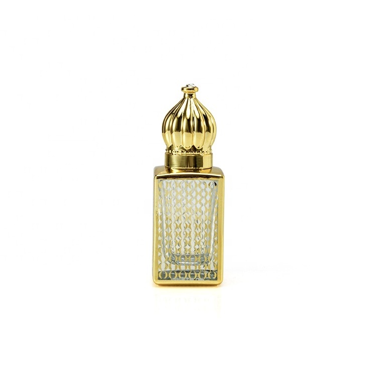 mini luxury attar gold perfume roller ball essential oil bottle 10ml