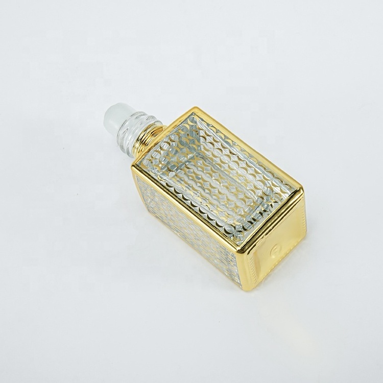 mini luxury attar gold perfume roller ball essential oil bottle 10ml