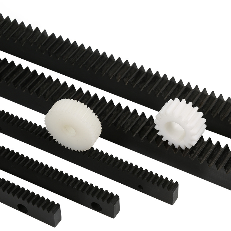 Factory Manufacture High Quality  custom sizes Derlin POM CNC plastic gear rack nylon/peek/pom Rack Gears