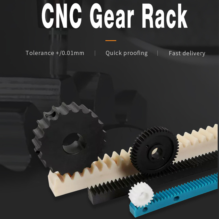 Professional supply cnc flexible nylon gear rack and pinion Transmission  MC nylon gear rack