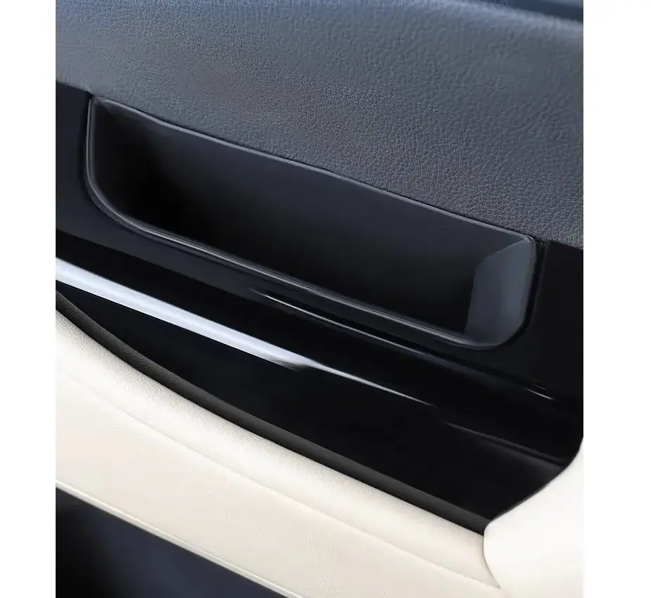 Silicone Cup Holder Door Pocket  Insert Pad Cover For Toyota Land Cruiser 300 2022 2023 Accessories LC300