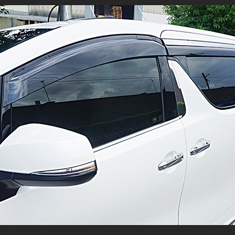 2015-2019 Car Accessories Car Door Side Deflector Window Visor Weather Rain Sun Guard Door Visor For Toyota Alphard Vellfire