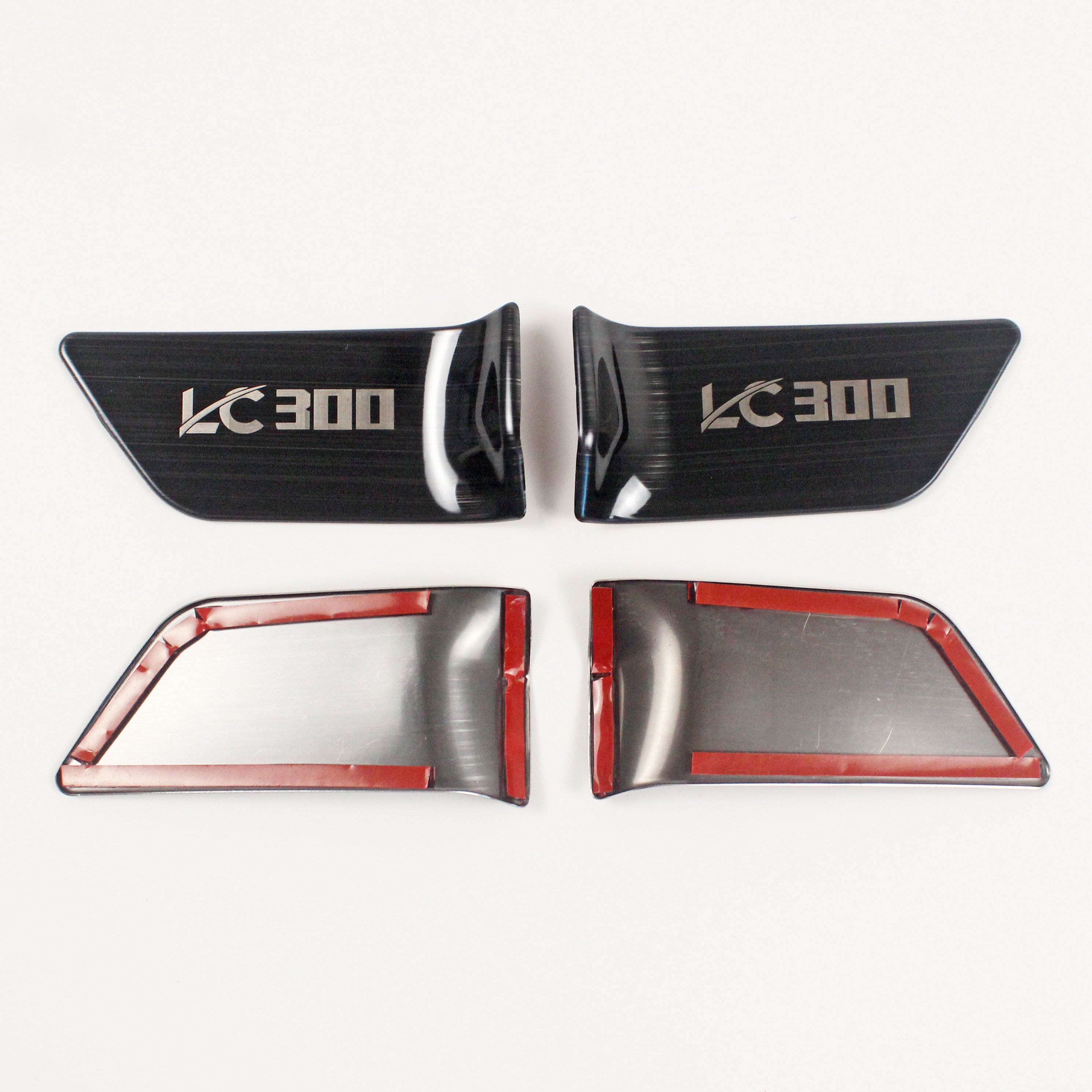 LC300 Stainless Car Interior Door Handle Bowel Cover Trims For Toyota Land Cruiser 300 2022 2023 Accessories