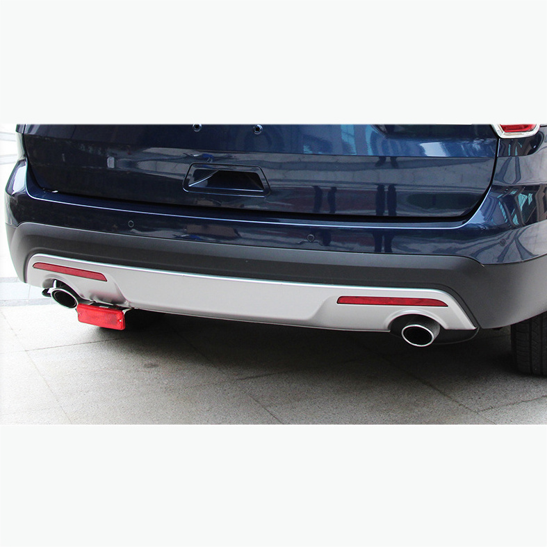 Car Styling Stainless Steel Rear Guard Bumper Trunk Protector Trim Cover Strip For Ford Explorer 2013-2017 Accessories