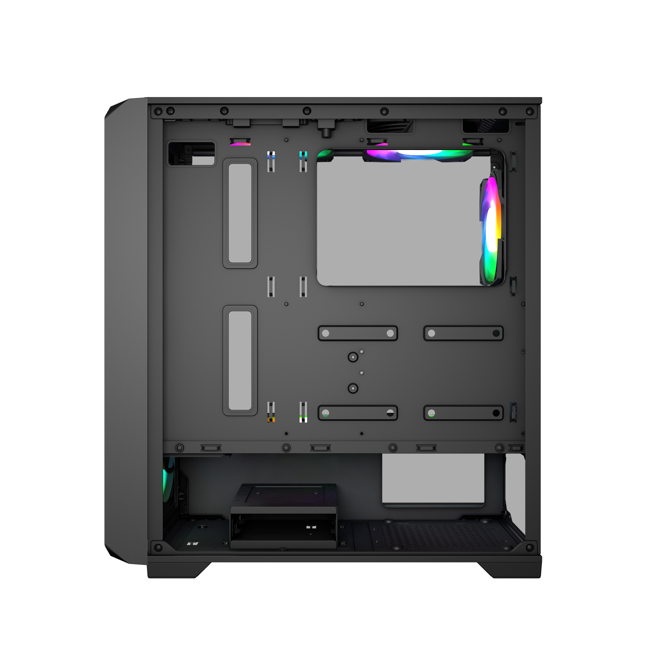 triangle oem special gaming pc case tower front panel case para pc gamers tempered glass cabinet computer pc gaming case