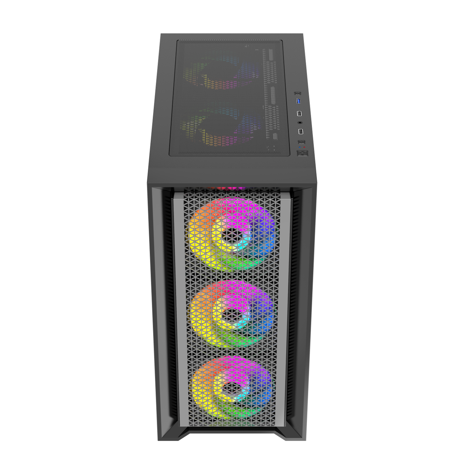 nxt under 1000 corei3 transprate case for pc pc case customization gaming pc cabinet computer case rgb air cooling fan