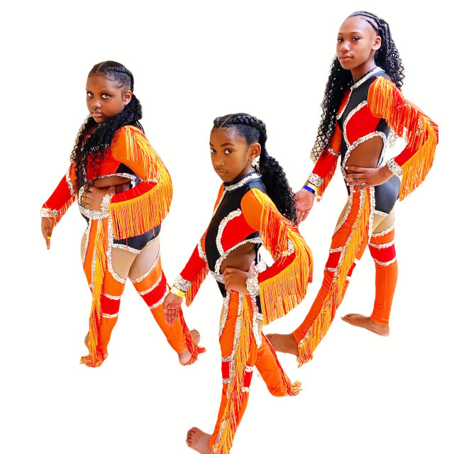 custom dance wear cheerleading uniforms wholesale orange fringes majorette dance uniforms