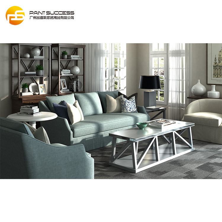 American Style Genuine Wood Sofa for Home Furniture