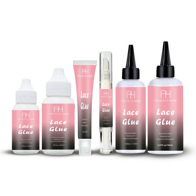 Private Label Hair Glue Adhesive Waterproof Strong Hold Invisible Wig Lace Glue Hair Extension Frontal Wig Glue