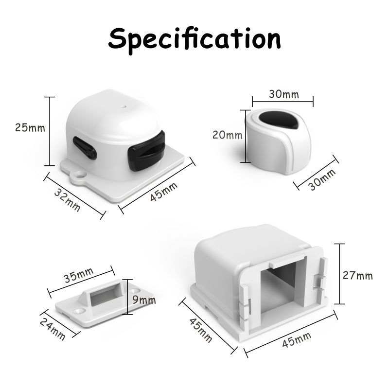 Baby Supplies Safety Cupboard Lock Secure Children's Drawer Lock Cabinet Locks & Straps for Home Security