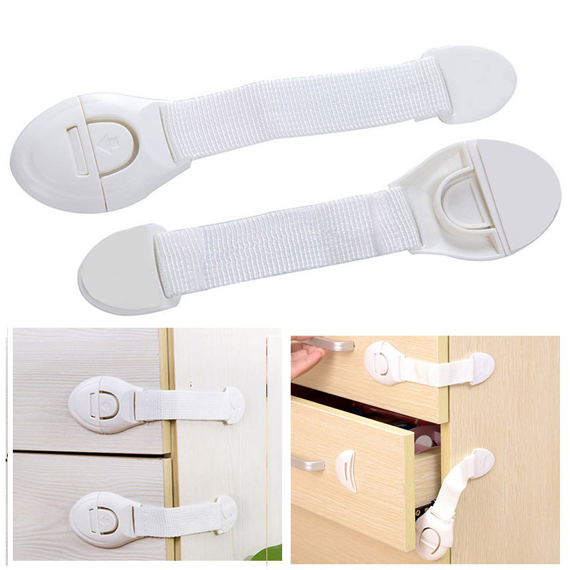 Child Safety Adjustable  Locks For Cupboards, Fridge, Cabinets, Drawers, Dishwasher, For Baby Safety Product Locks