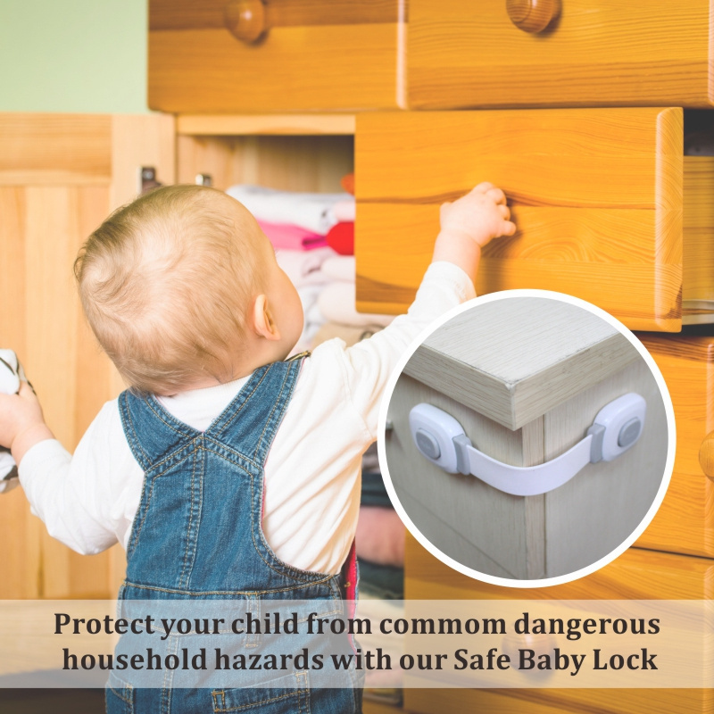 Factory supplier adhesive safety lock baby child safety care plastic locks