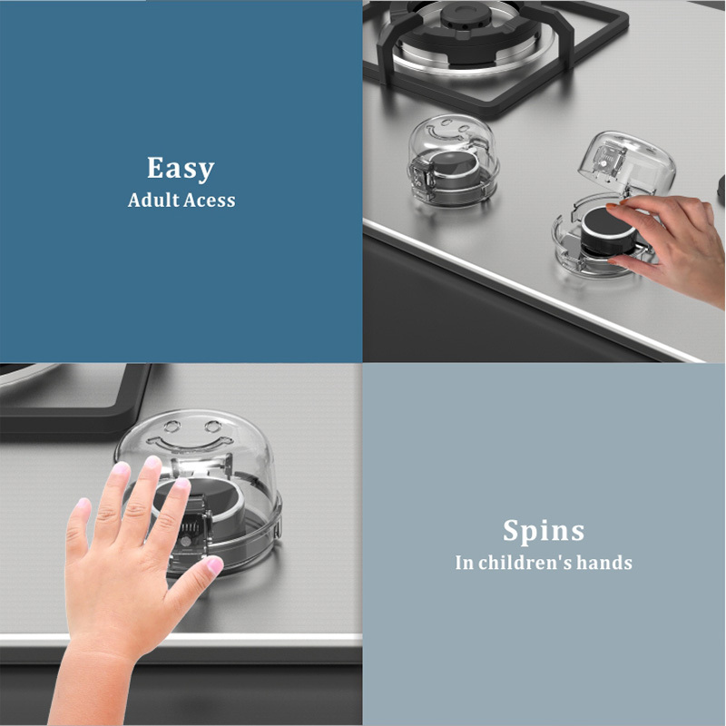 Multi-purpose baby safety lock gas cooker oven stove knob cover kitchen child proofing lock