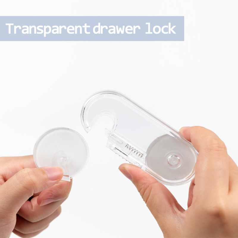 Wholesale Cheap Price Fast Delivery adjustable Transparent child safety lock baby drawer safety locks