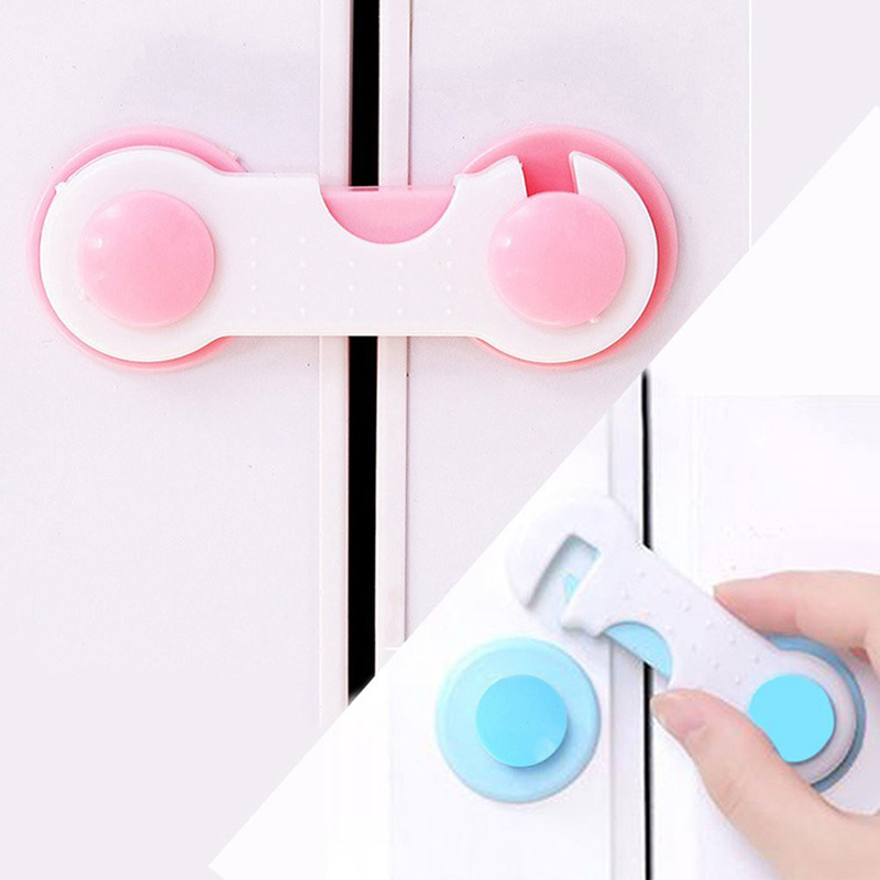 Child proof door latch kitchen cupboard door locks Baby proof keep cabinet door close