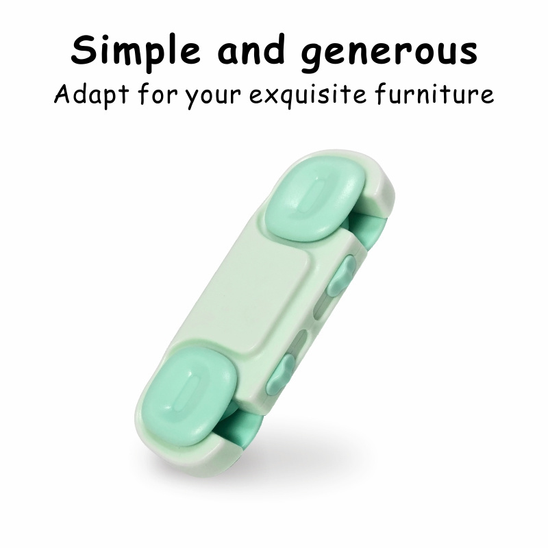 Guangzhou Baby Supplies ABS Anti-Pinch Child Safety Lock for Cabinet Doors and Fridge Drawers