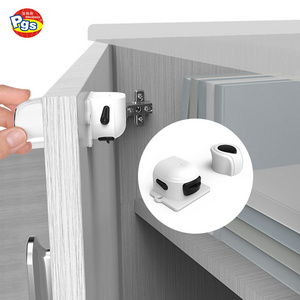 Everyday Use Children Safety Lock ABS Proofing Plastic Drawer Lock with Magnetic System for Cabinets