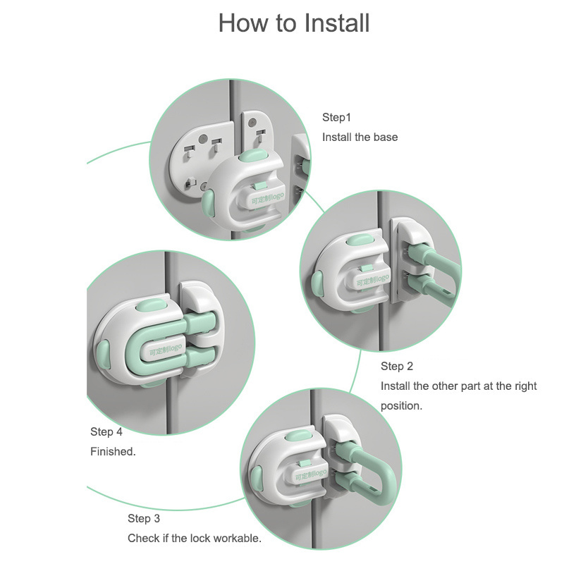 Prodigy Newly Developed Baby Safety Refrigerator Lock Refrigerator Child Safety Lock Safety Refrigerator Lock Product