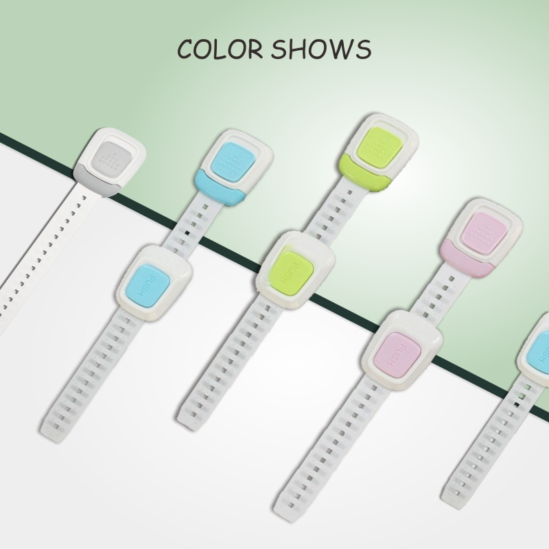 Baby Safety Locks Proof Cabinets, Drawers, Appliances, Toilet Seat, Fridge And Oven Uses Strong Adhesive