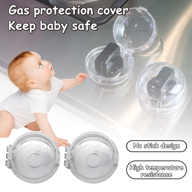 Stove Knob Covers Baby Safety Oven Gas Security Locks for Child Safe Children's Gas Cooker Switch Protective Cover