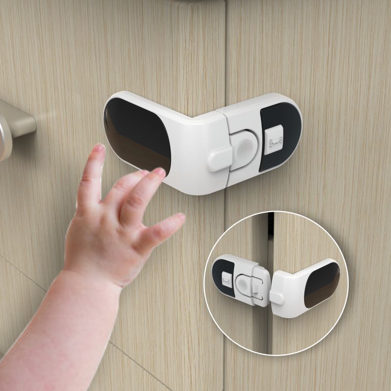 Easy-to-Operate Baby Proof Safety Drawer Locks Child-Safe Angle Cabinet Straps