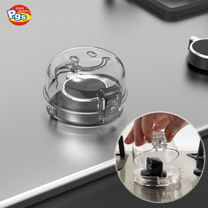 Transparent Gas Stove Knob Cover Universal Design Clear View Microwave Oven Lock Kitchen Safety Guard for Baby Child Proofing