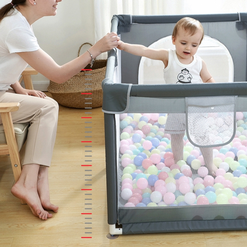 Modern Large Size Portable Foldable Baby Playpen Safe for Home Living Room Kitchen Dining Bedroom Outdoor Use