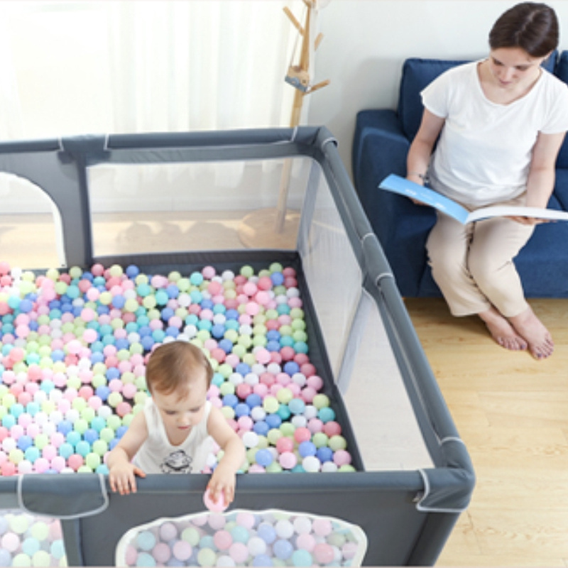 Modern Large Size Portable Foldable Baby Playpen Safe for Home Living Room Kitchen Dining Bedroom Outdoor Use