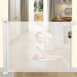 EN1930 best child net pet safety Customized adjustable retractable baby barrier door safety gate