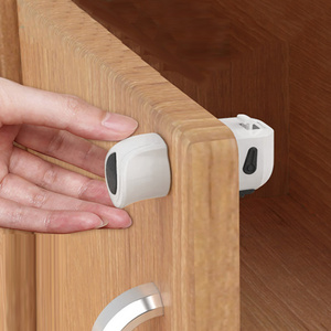 Baby Proofing Cabinet Locks Child Safety Drawer Latch Adhesive Cupboard Magnet Baby Lock