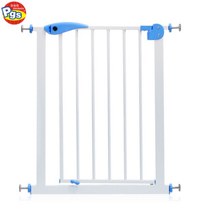 New design child stair adjustable protection safety baby gate for gate way 75cm to 82cm with auto door lock function white