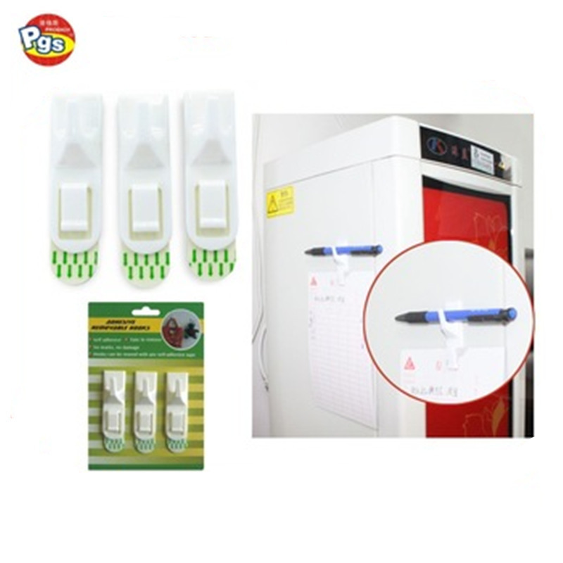 White Strong Self Adhesive Wall Hook Kitchenware Storage Rack Wall Hanger For Kitchen Bathroom Unique Frame Hooks