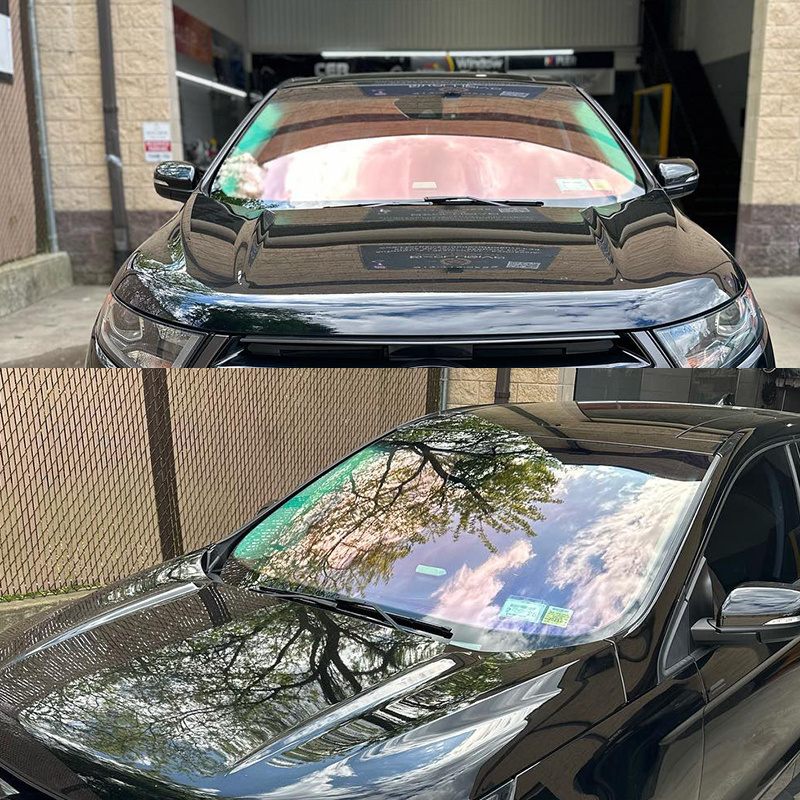 NUYAO Sunset Rainbow Solar Auto Glass Sticker Purple Colored Change Car Tint Film Chameleon Car Window Tinting Protection Film