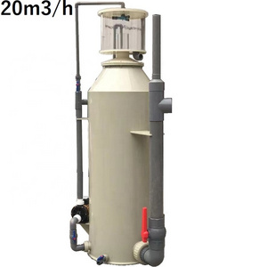 ras protein skimmer for recirculating indoor fish farm ponds inland commercial aquaculture