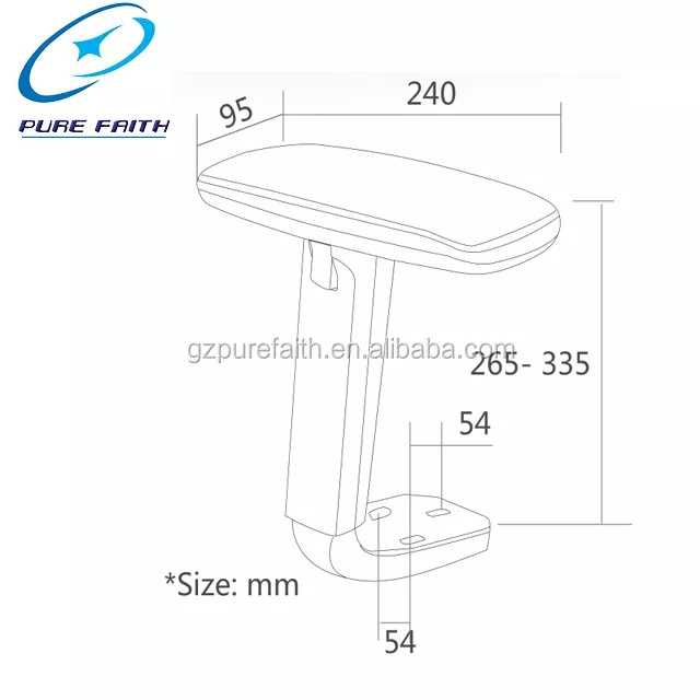 Good price Office Chair Arm 3D adjustable armrest replacement for office chairs furniture spare parts chair part