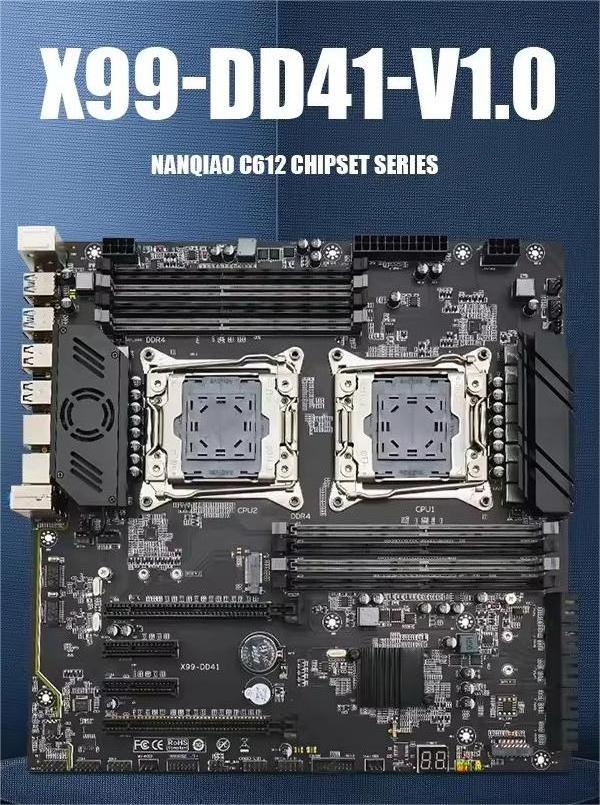 C612 Chipset X99 dual cpu LGA2011-3 ATX DDR4 Dual E5 x99 mainboard gaming pc motherboard