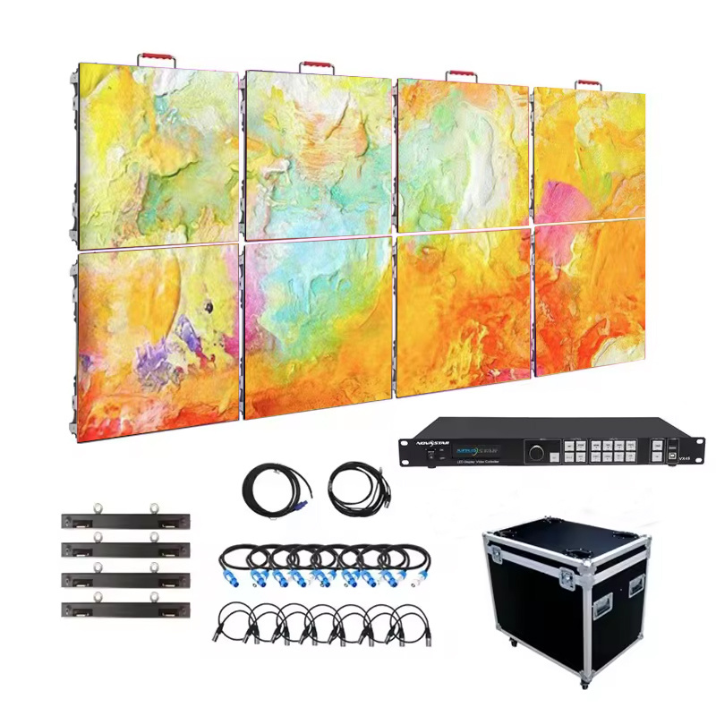 Waterproof Outdoor P3.91 P4.81 Led Display Screen 500*500mm Full Color Rental HD Video Wall Panels for Concert Stage