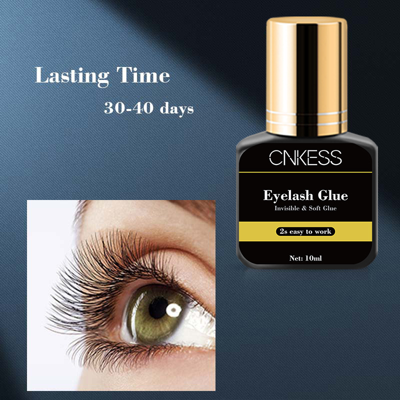 Fast Drying Waterproof Organic Eye Lash Extension Adhesive 2s 10ML Black Glue