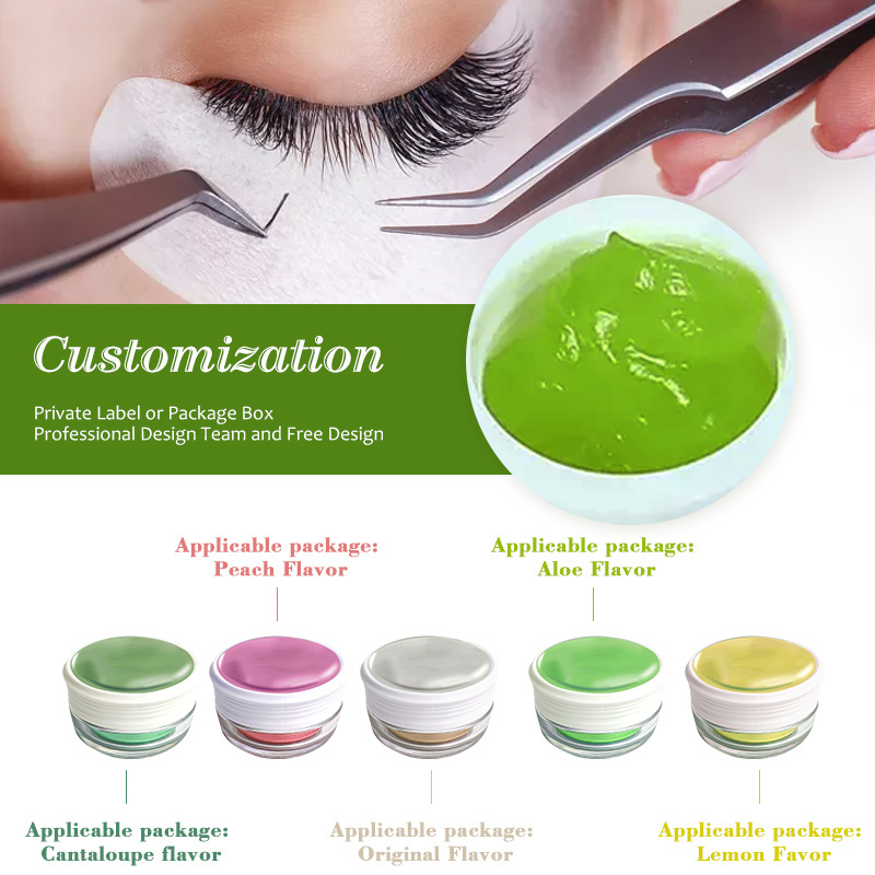 CNK Eye Lashes Extensions Glue Removal Cream Eyelash Extension Remover MSDS Whipped Deco Cream Simulation Cream Glue 1KG