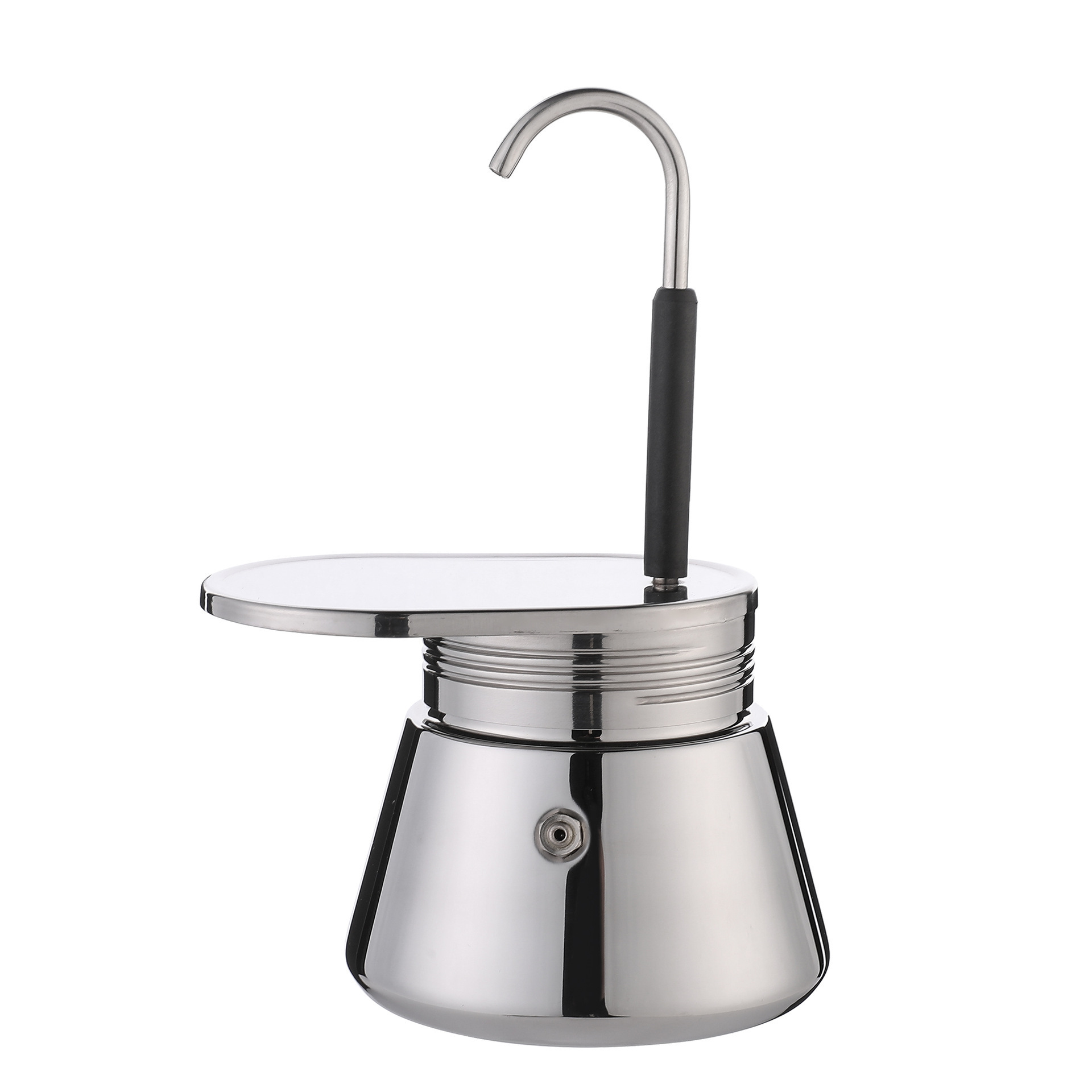 Mini 1 cup Stovetop Single Cup Stainless Steel Outdoor Camping Espresso Coffee Maker Moka Pot