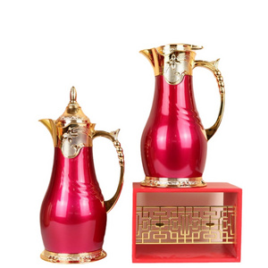 Arab high-end wedding warm pot gold set Middle East style thermos bottle Dubai coffee pot