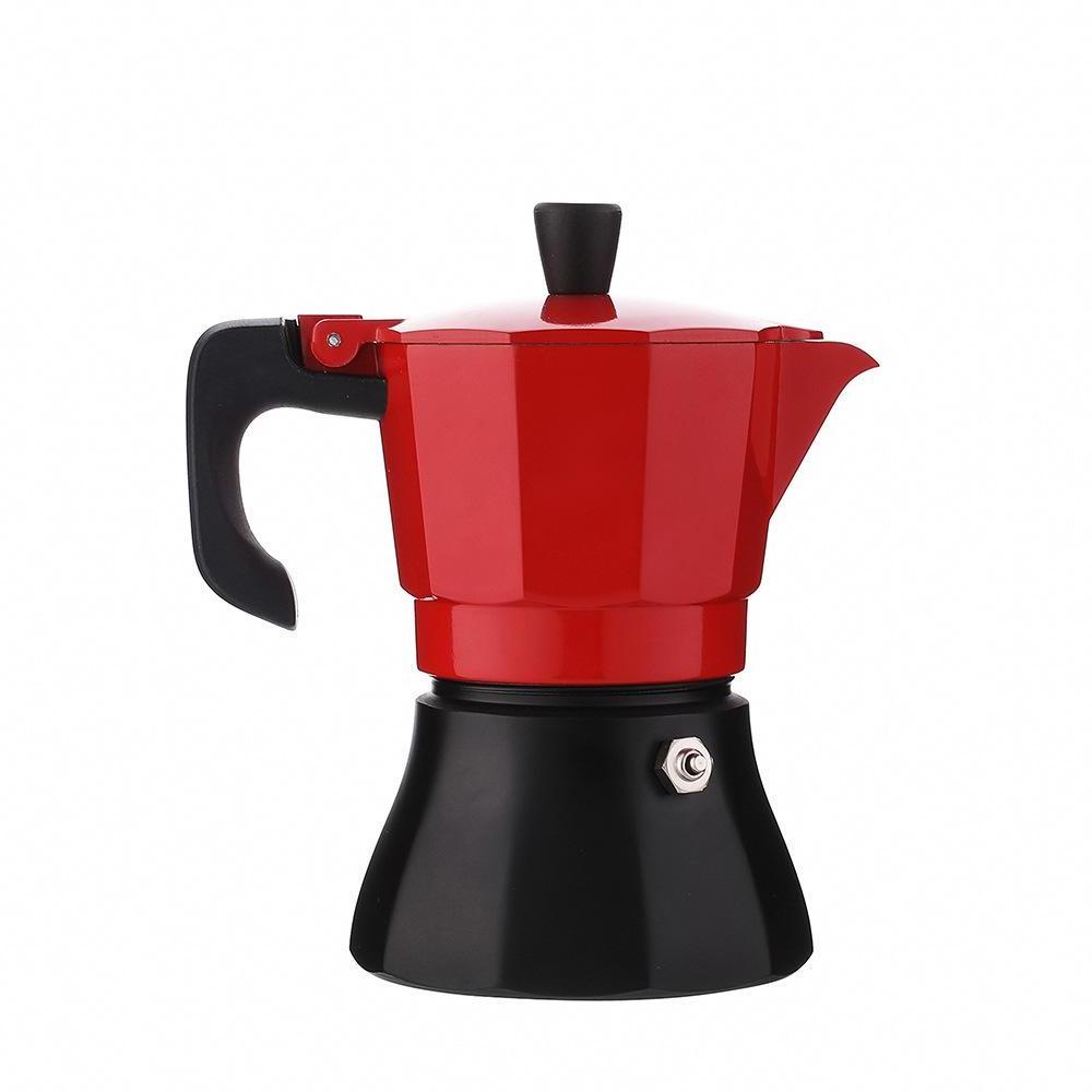 Pressure extraction Cuban Italian espresso greca coffee maker brewer percolator Stove top coffee maker Moka pot