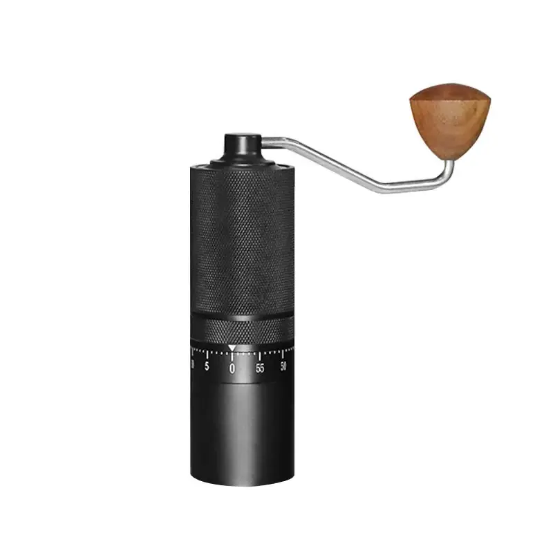 Manual Coffee Grinder with Adjustable Settings SUS420 Burr Hand Crank Coffee Grinder Portable Mill Faster Grinding Efficiency