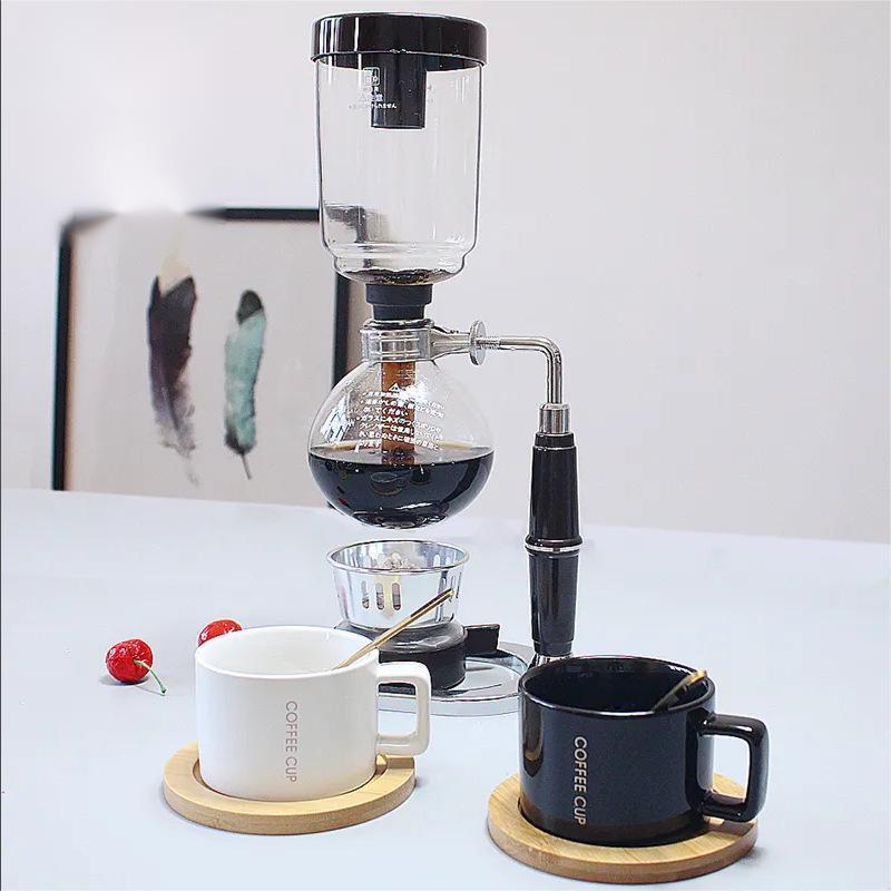 Syphon Coffee Maker New Style Vacuum Glass Siphon Pot Percolators 1-3 people Siphon Coffee Maker