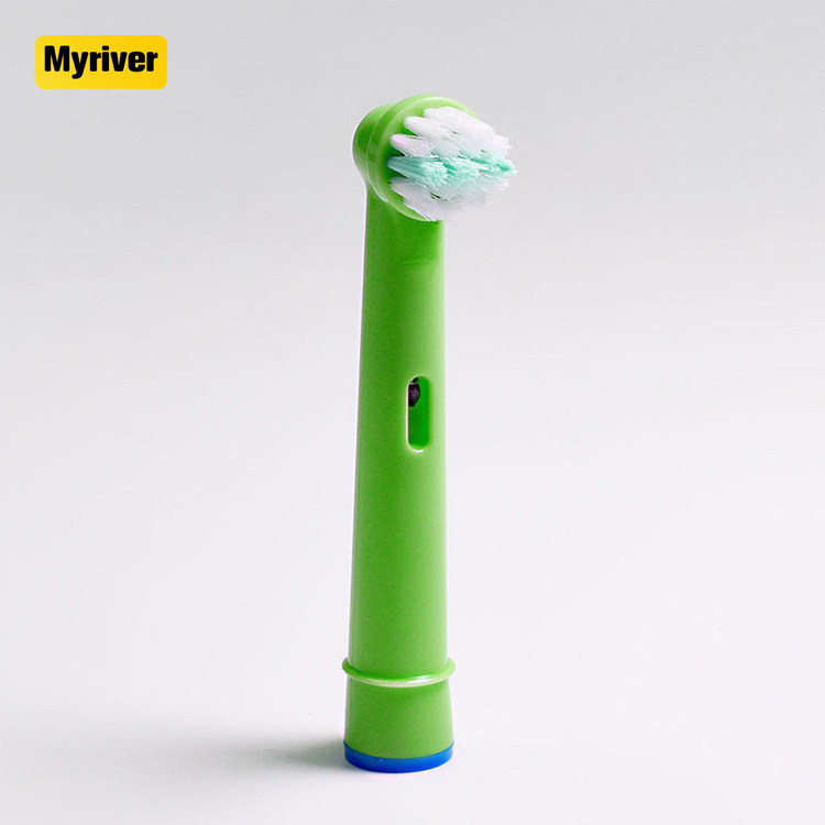 Myriver Soft Replacement Tooth Brush Heads, Compatible With Power Stages Toothbrush - Pack Of 4 Customized Package Accepted