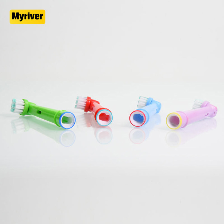 Myriver Soft Replacement Tooth Brush Heads, Compatible With Power Stages Toothbrush - Pack Of 4 Customized Package Accepted