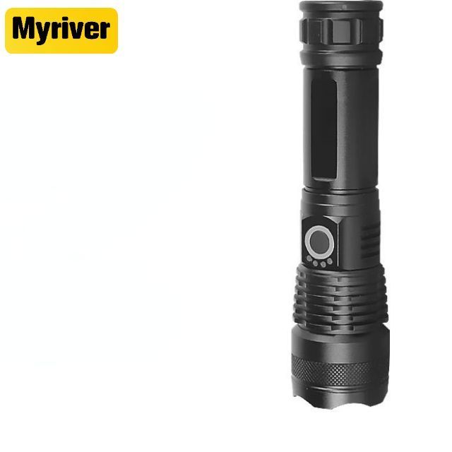 Myriver Safety Hammer Torch 10W 450 Lumens Waterproof LED Torch Flashlight Rechargeable for Self Defense