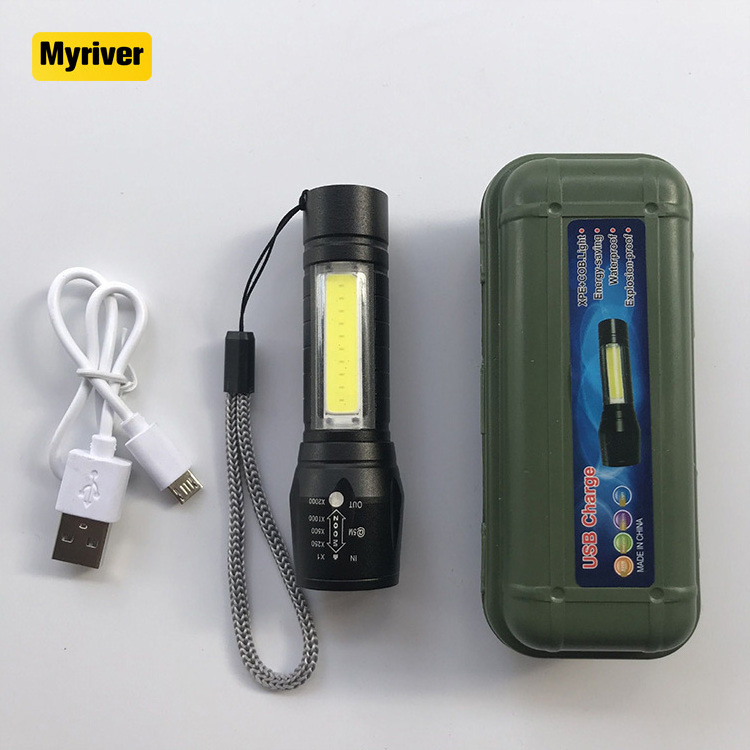 Myriver Best Seller High-Powered Dry Battery Aa Led Led Tactical Flashlights For Camping Emergency Hiking